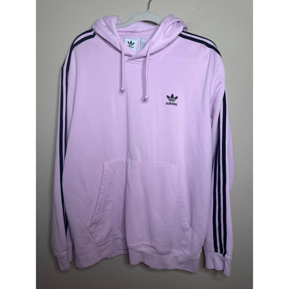 Adidas 3-Stripe Pink Hoodie Size Extra‎ Large